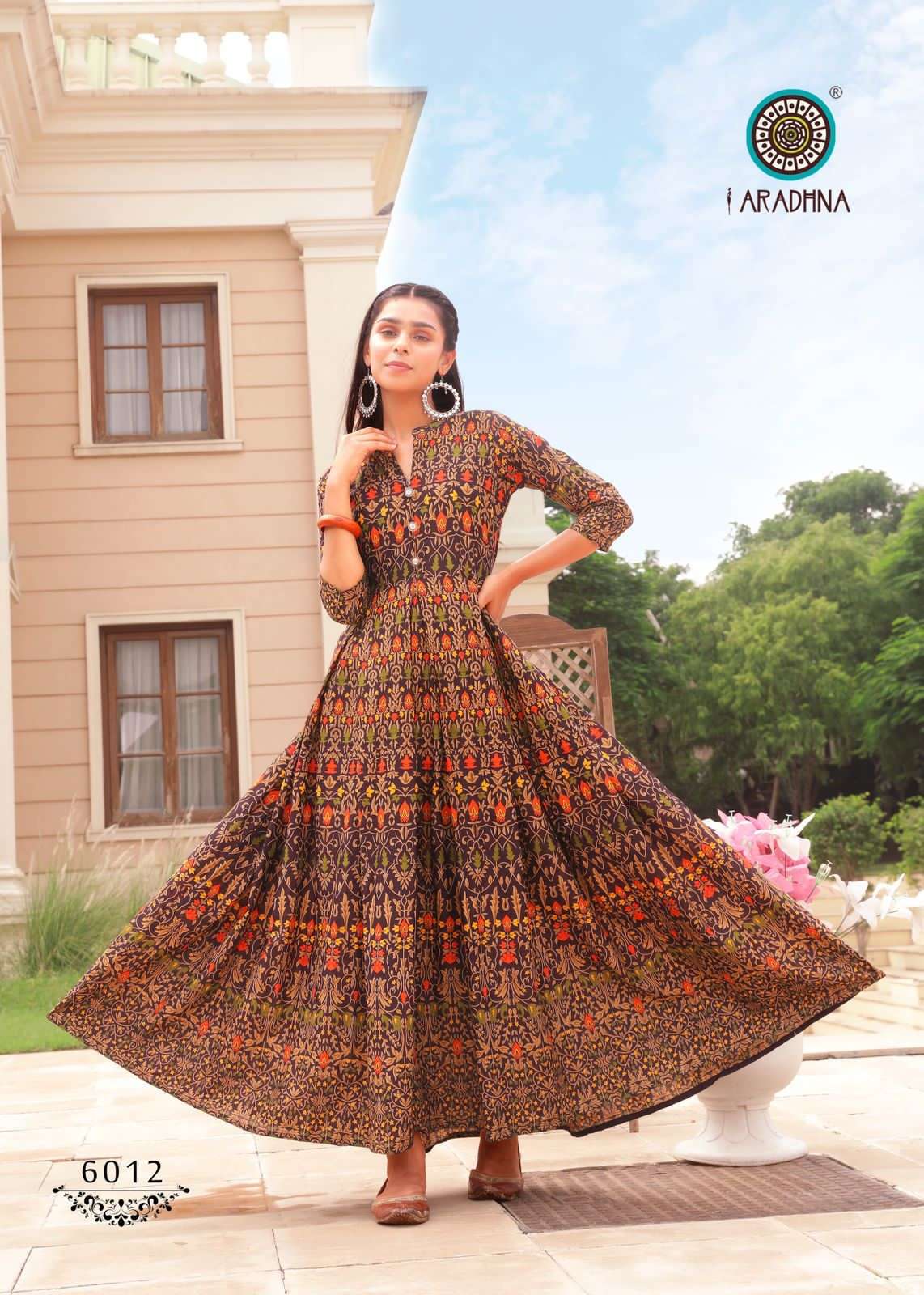 Aradhna Level vol 6 Long Anarkali Kurti 