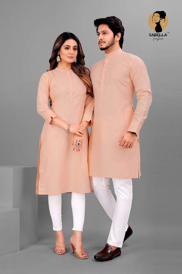 Savariya Vol 9 Couple Kurta by Sabella Brand