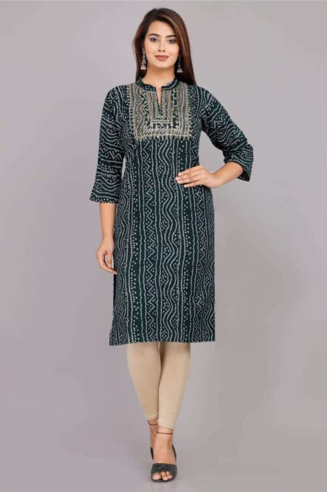NX kurti green colour  onine wholesale kurtis