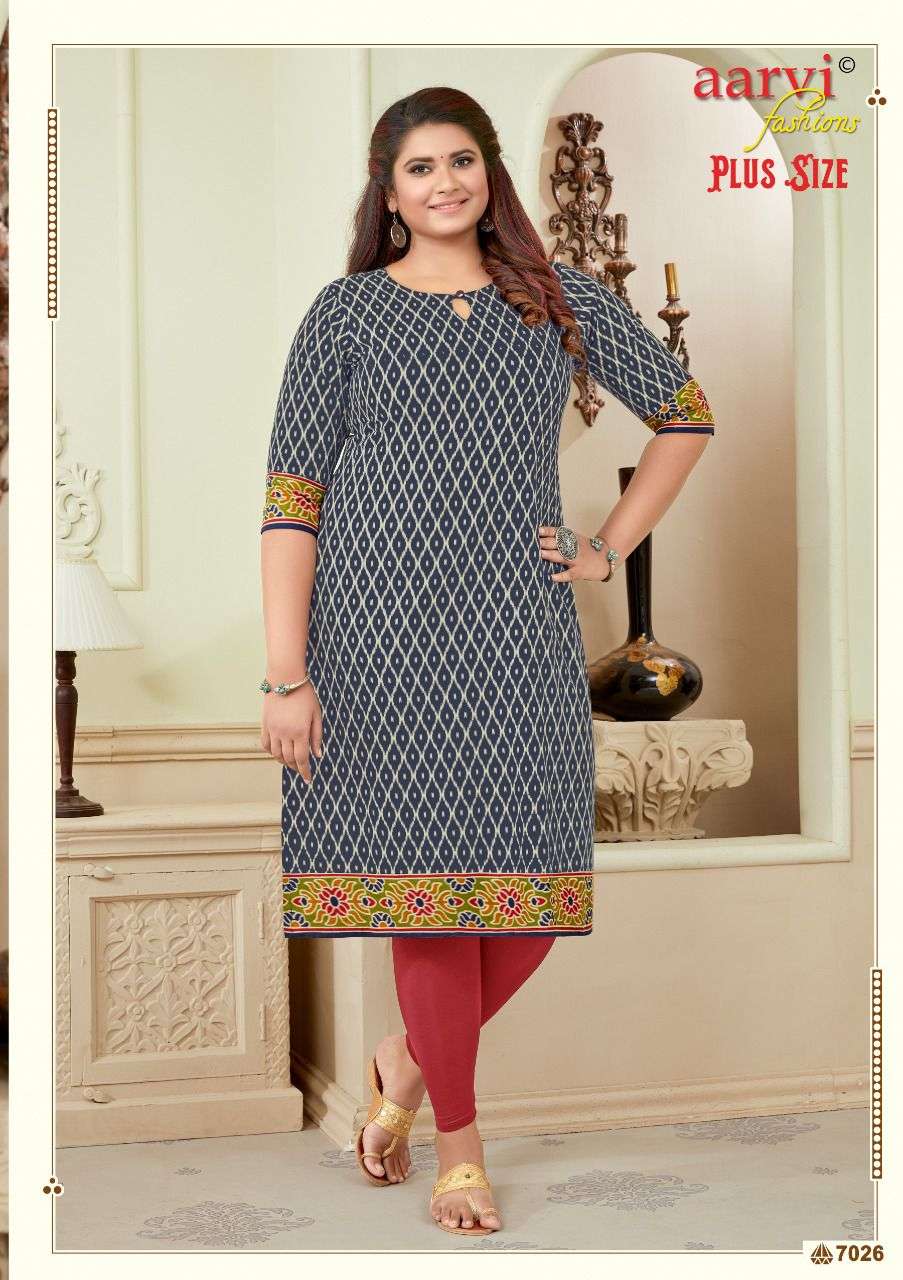  Aarvi Fashion Plus Size Volume 2 Kurtis 