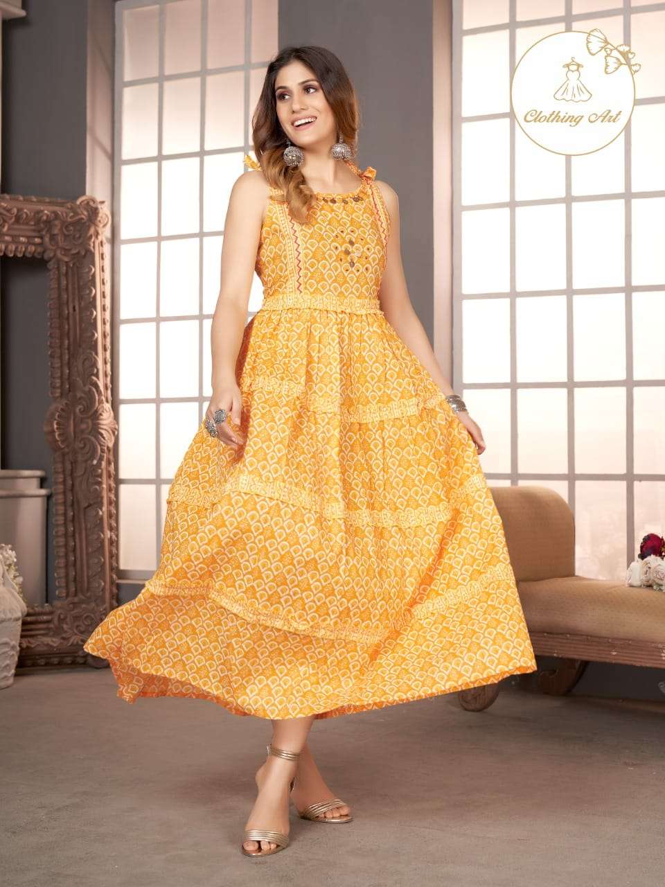 Clothing Art Launching New DESIGNER ROUND KURTI