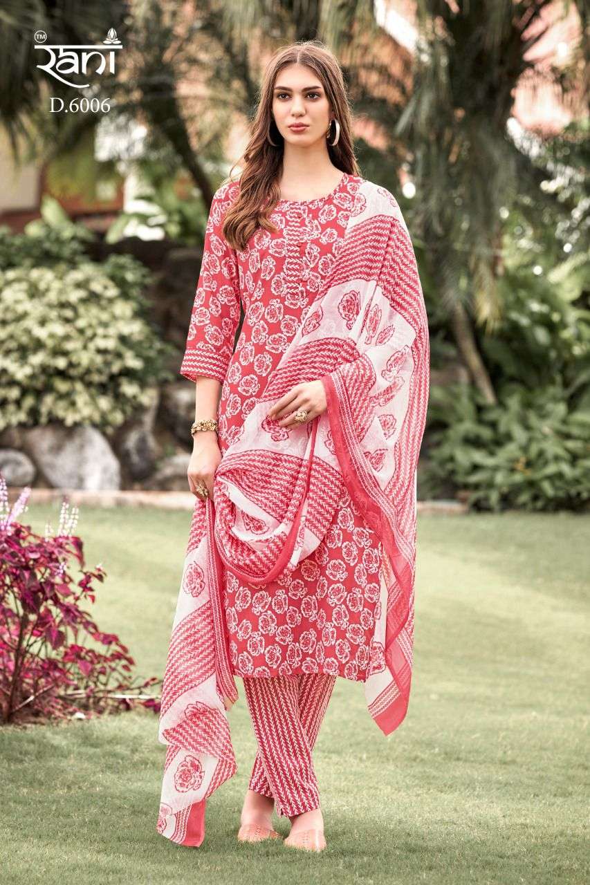  KASHVI R/M SERIES-6 PRESENTSCOTTON PRINT  WITH ADDITIONAL WORK STICHED TOP