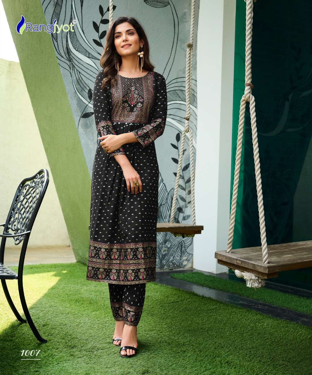 Rangjyot  Saarvi Vol-1 designed New Kurti Pant  Collection 