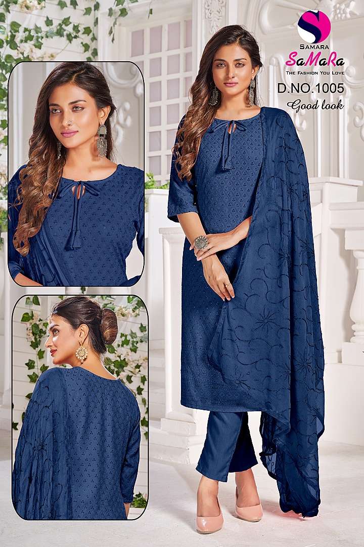 Samara Good Luck Presenting New Top Bottom Dupatta Collection 