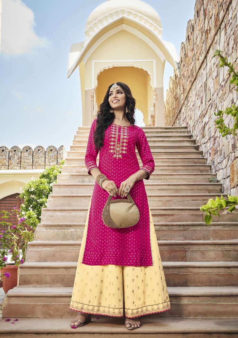 Kajal Style Fashion Label Vol.10 Presents Kurti with Pant & Flair Plazzo,  & Sharara 