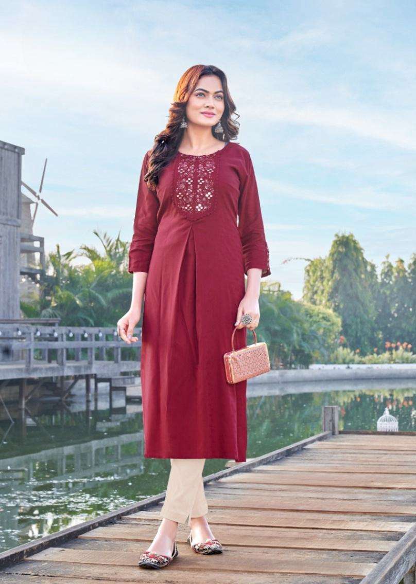 Keeloo Morni vol 1 Presents Nyra Cut Kurti Collection 