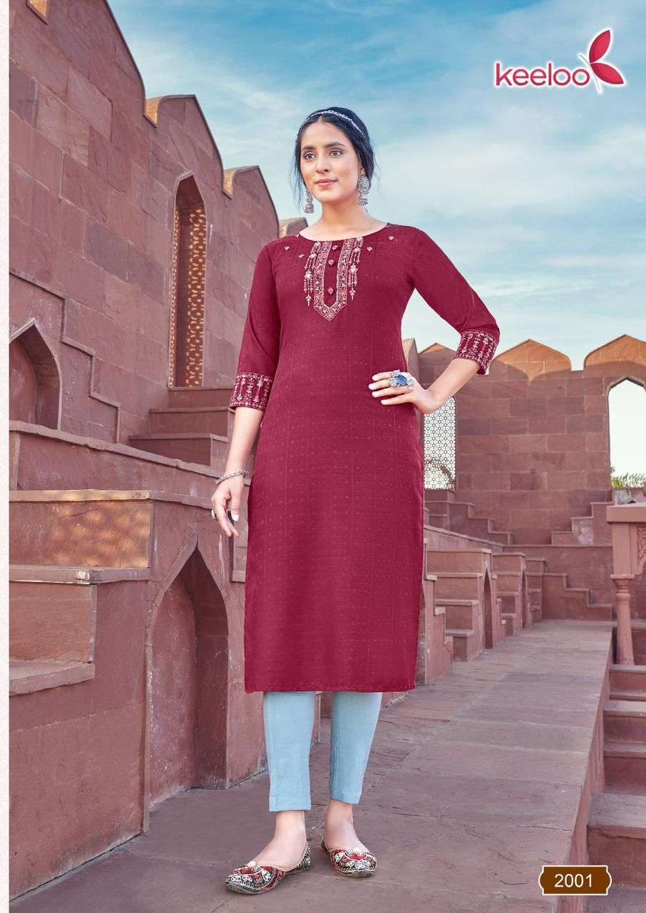Keeloo Rosie Vol-2 Presents Handwork & Embroidery Designer Kurti Collection