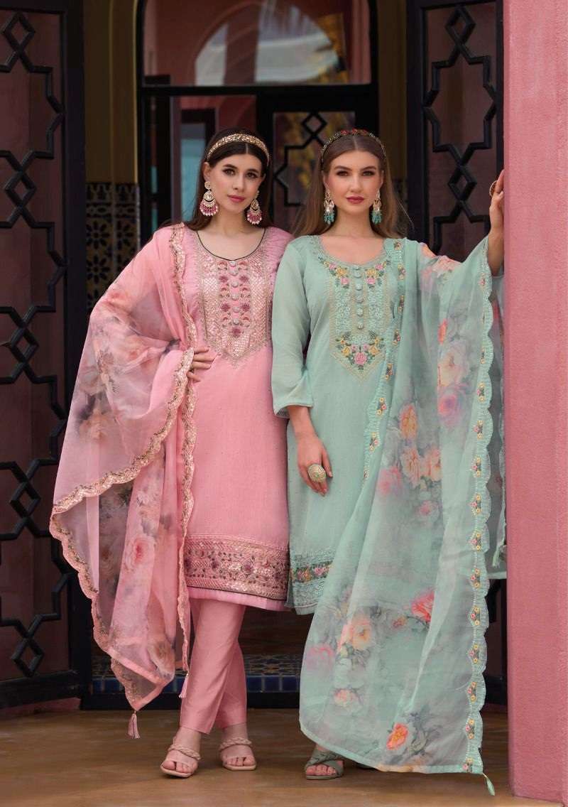 IMROZ Pure Maheshwari viscose silk Ready Made Dress collection