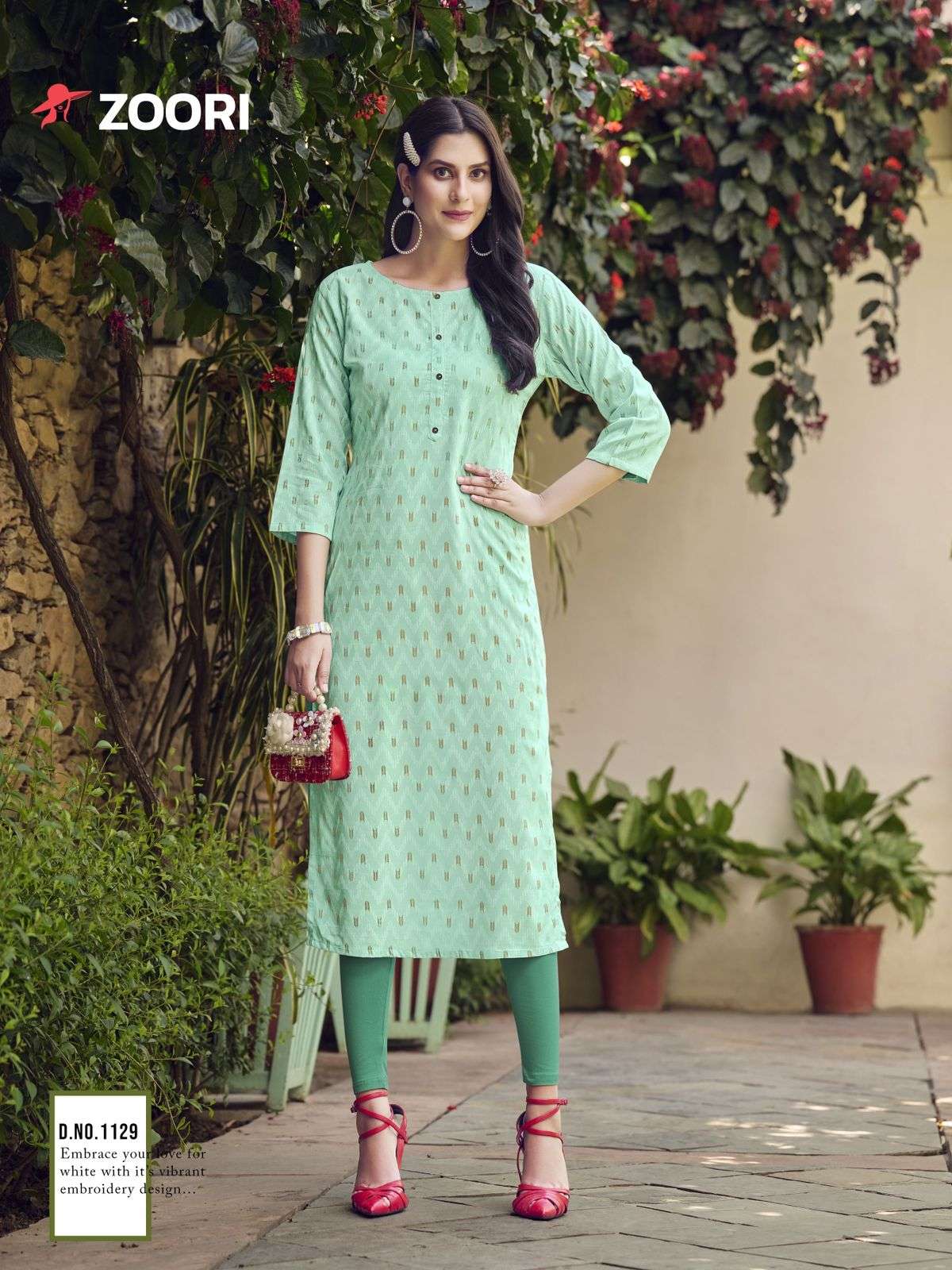 Zoori Presents Akshara Vol 22 Printed Kurti Collection At Wholesale