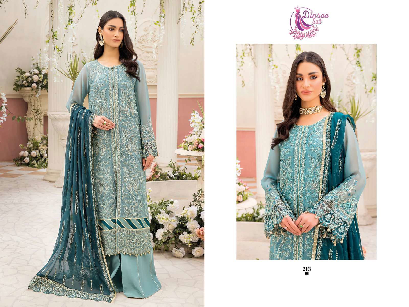 Dinsaa Ramsha Hit Vol 4 Pakistani Salwar Kameez wholesaler in delhi