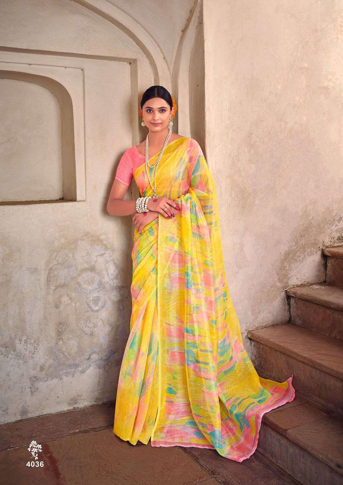 Lt Shalini Printed Fancy Cotton Silk Saree Wholesale catalog collection