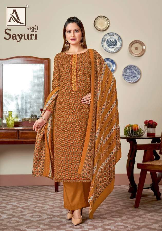 Alok Sayuri Catalog Pure Pashmina Dress Materials Wholesale in india