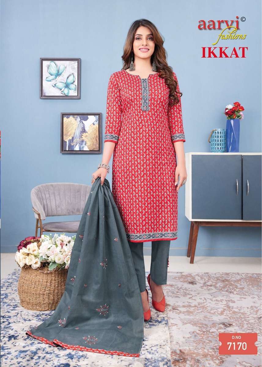 Aarvi Ikkat Vol-1  Readymade - Wholesale