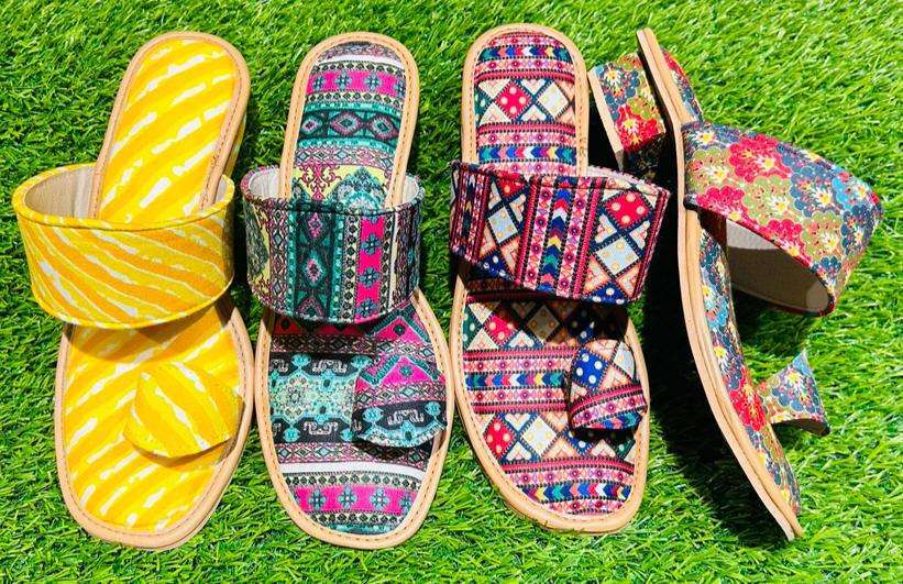 Traditional moj vol 11 embroidery Women juti Wholesale