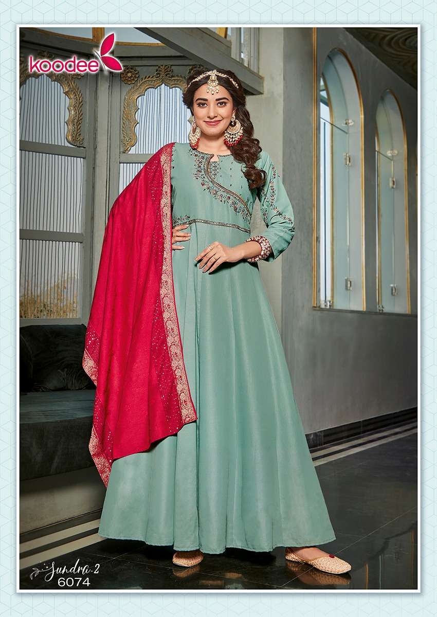 KOODEE Sundra-2  ANARKALI Kurti  WHOLESALE 
