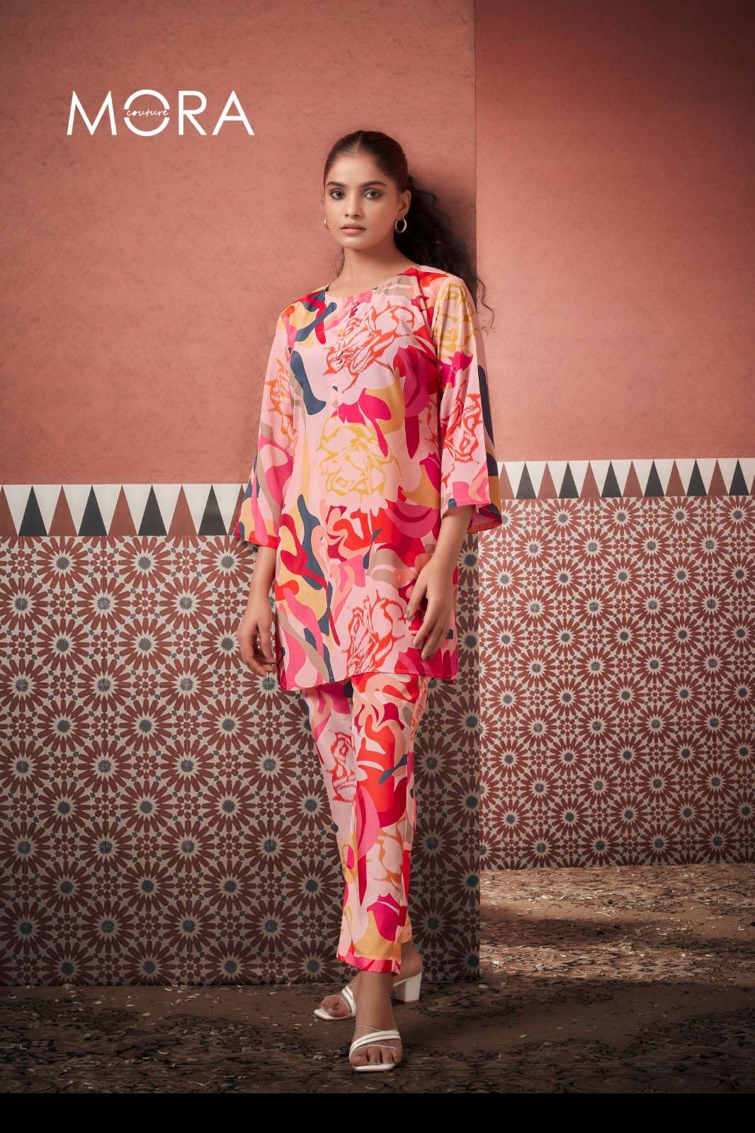 Madhav Fashion Mora Linen2  Cord Set Wholesale