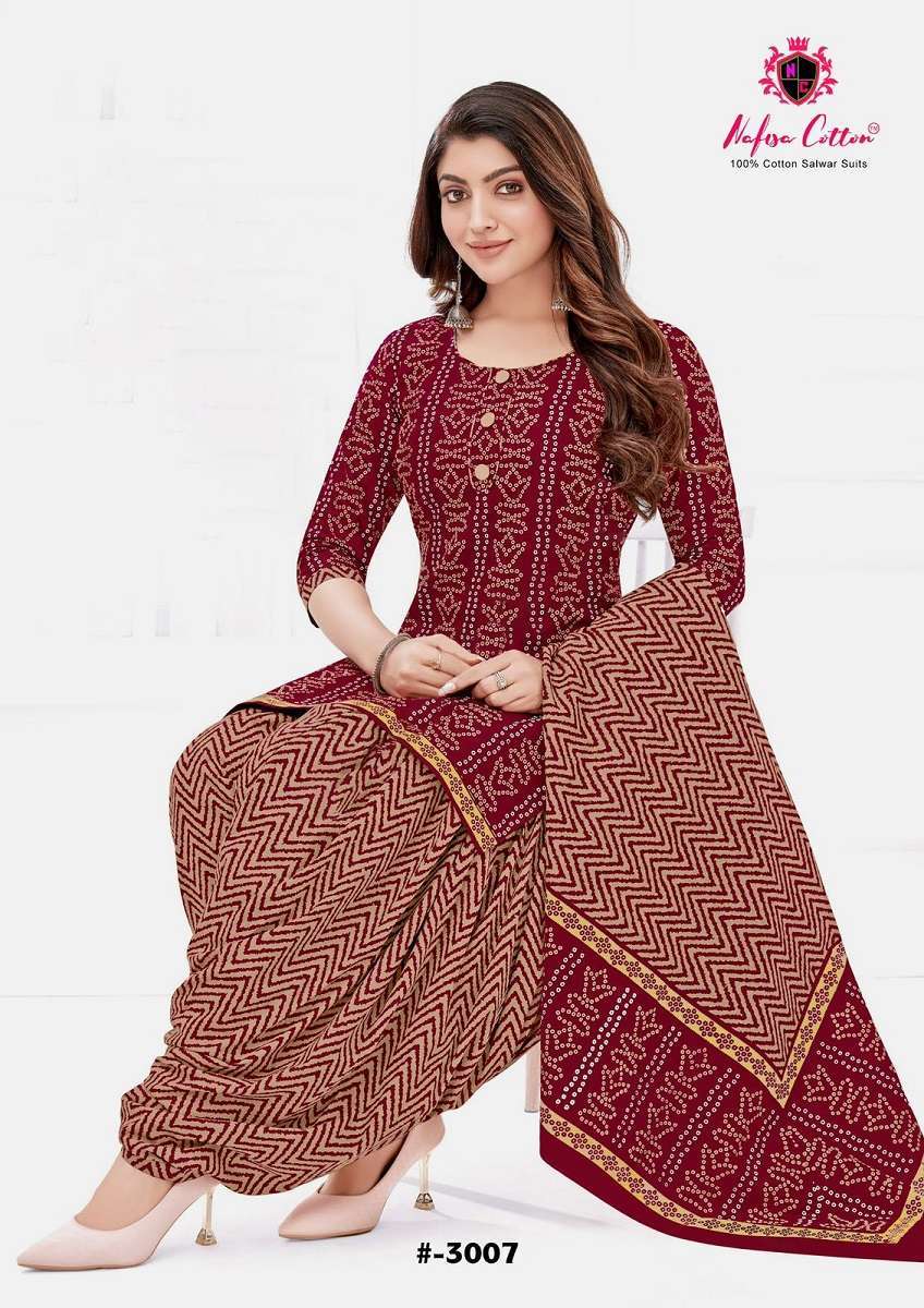Nafisa Seven Star Vol-3  Dress Material - Wholesale