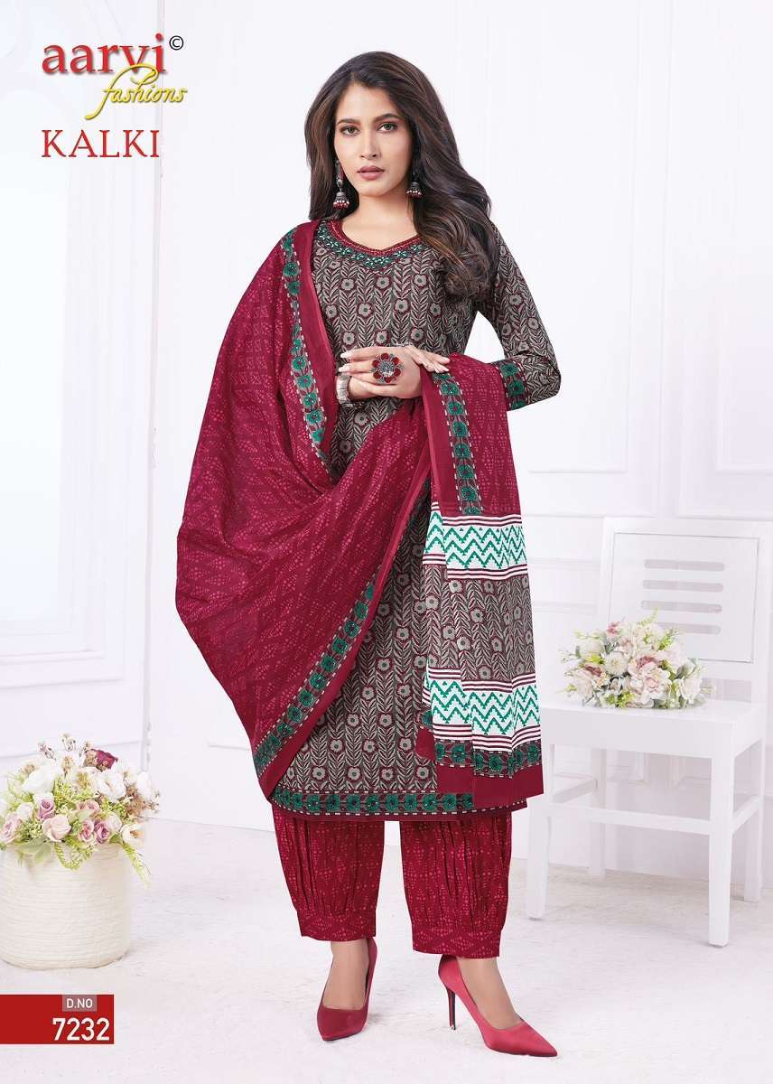 Aarvi Kalki Vol-1 Kurti Afghani Pant With Dupatta Women Kurtas Wholesale