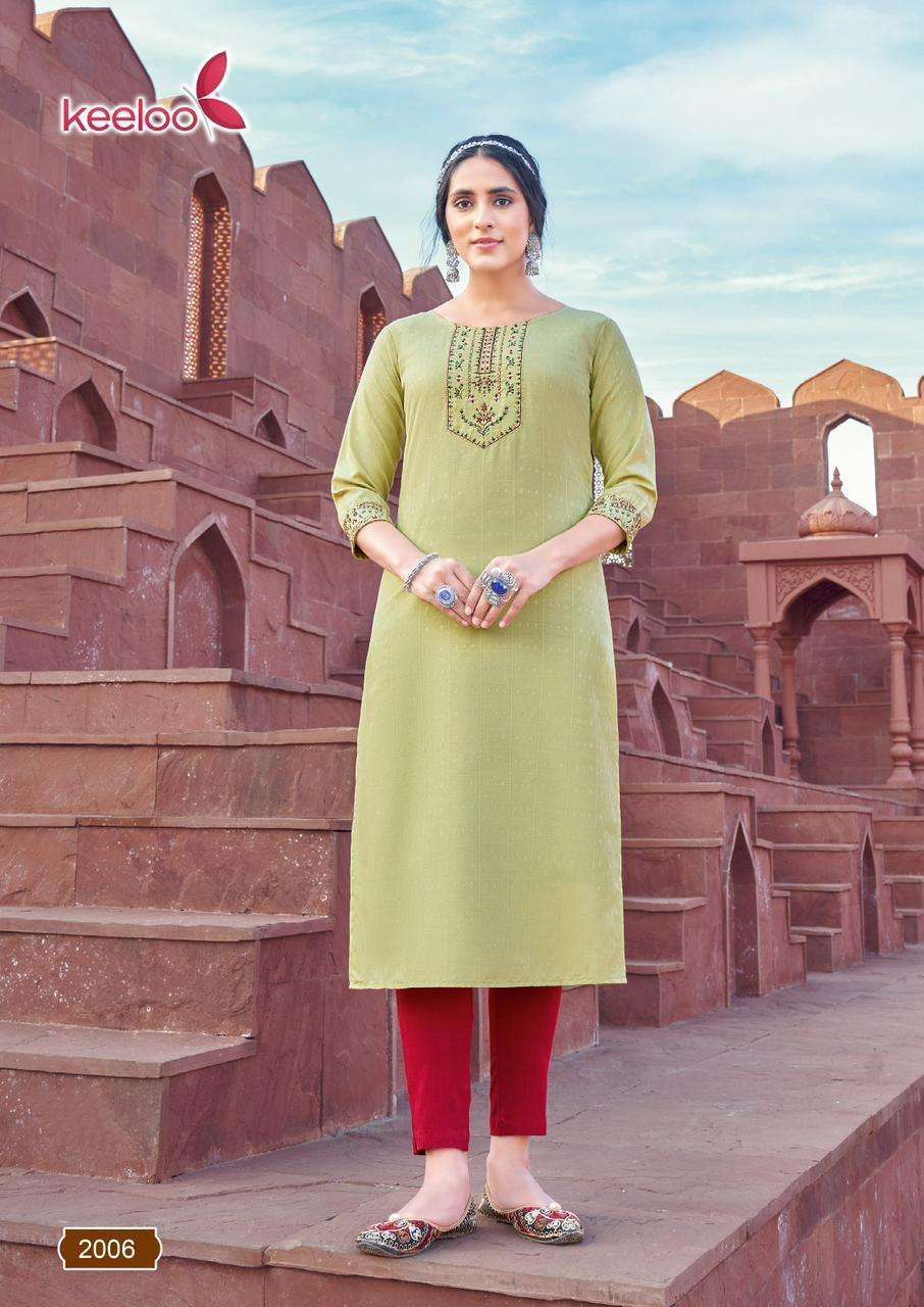 Keeloo Rosie Vol 2 Fancy Designer Kurti Wholesale surat