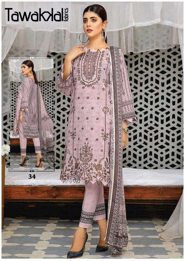 Tawakkal Mehroz Luxury Cotton Collection 4 Designer Dress Material Wholesaler in surat