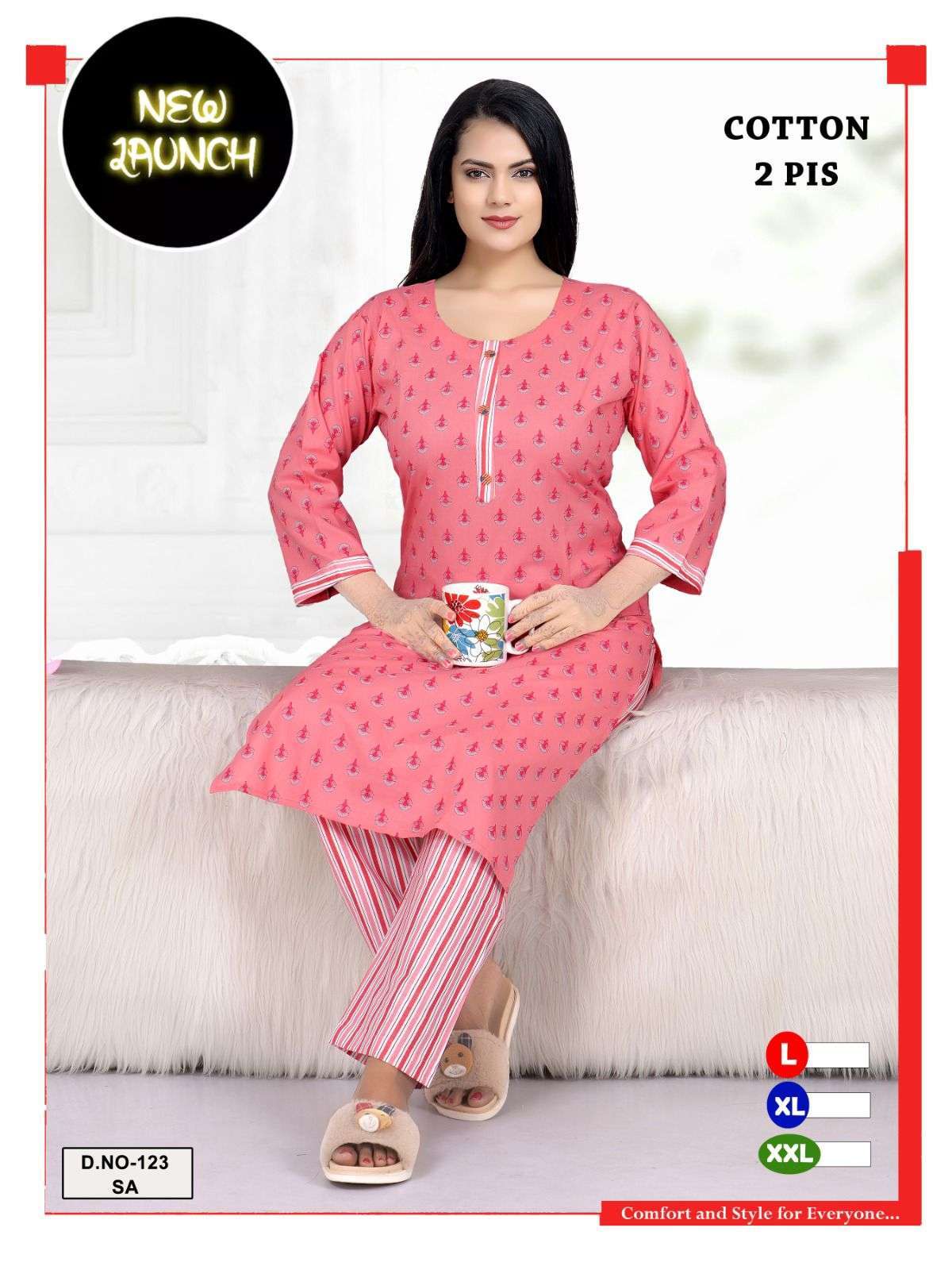 MF vol -2 Cotton top bottom Latest Kurti