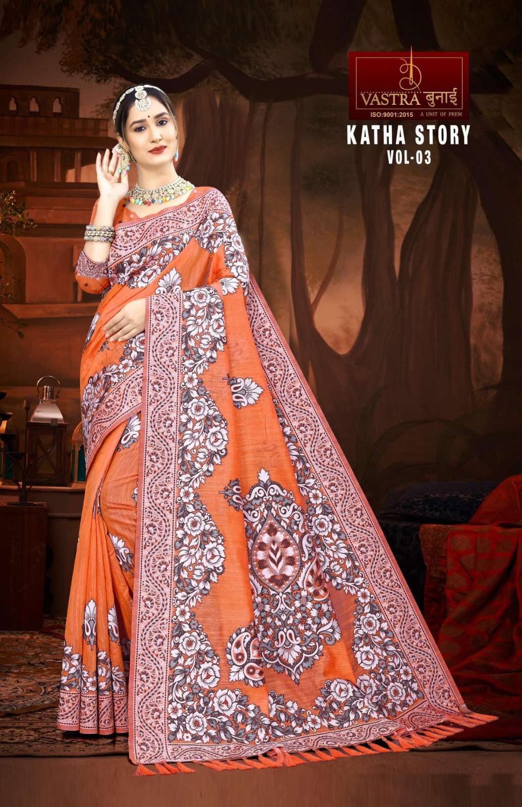 vastra bunai KATHA STORY VOL 3 Saree Wholesale Designer Saree