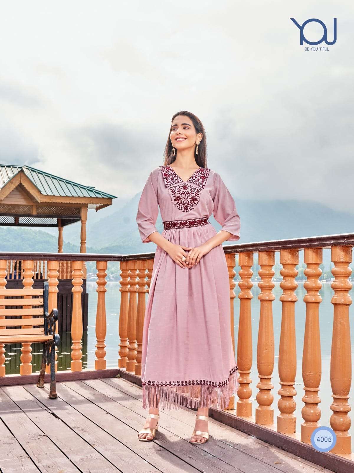 Wanna Charmy FANCY Gown Kurti Anarkali Kurti with Palazzo