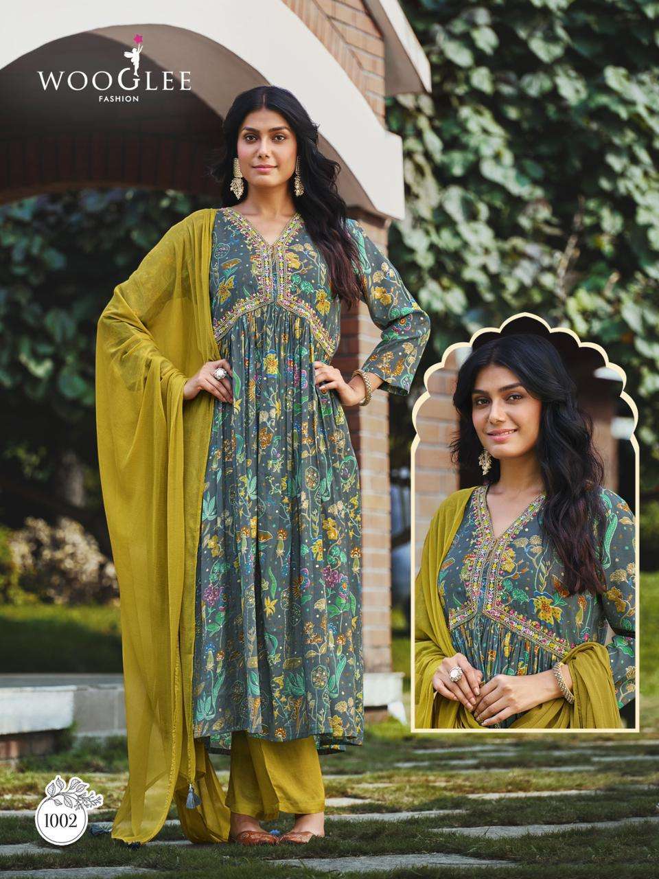 WOOGLEE SAHELI Kurti Cotton Kurti with Dupatta