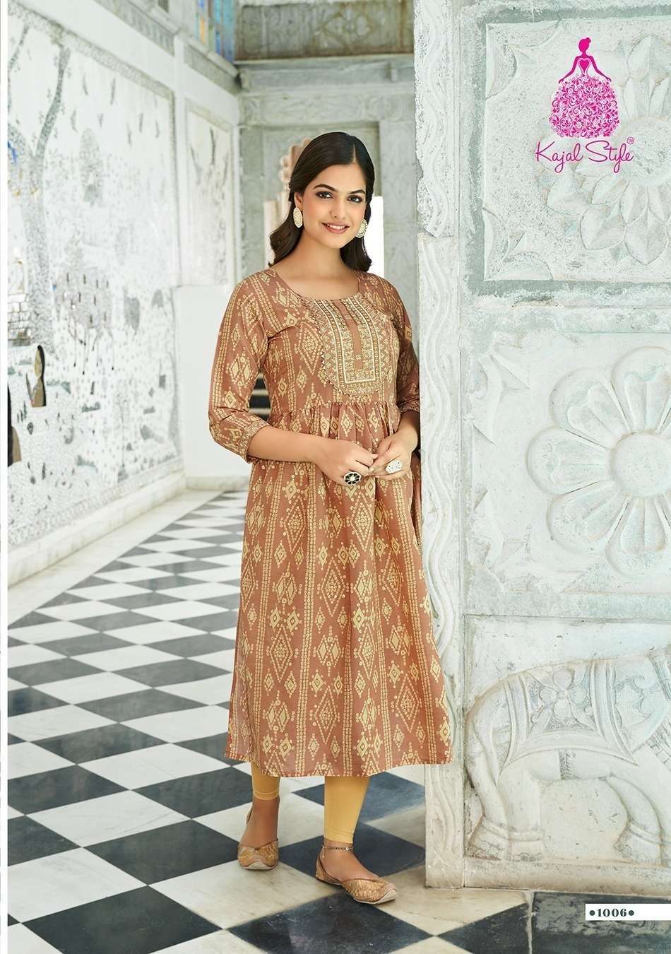 Kajal Style Kesariya Vol 1 Kurti Ladies Kurti in Surat