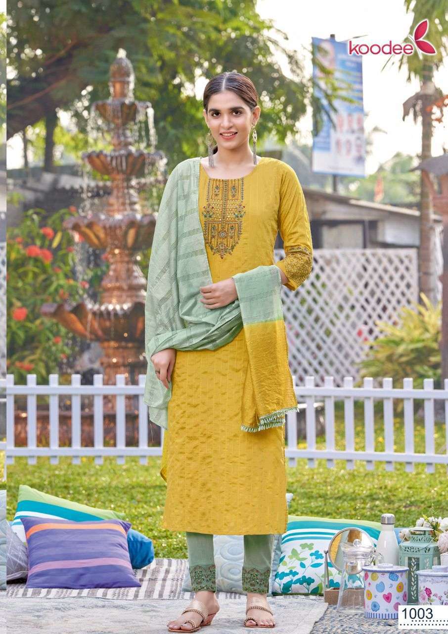 KOODEE Riya-3 Kurti showroom in Surat wholesale market