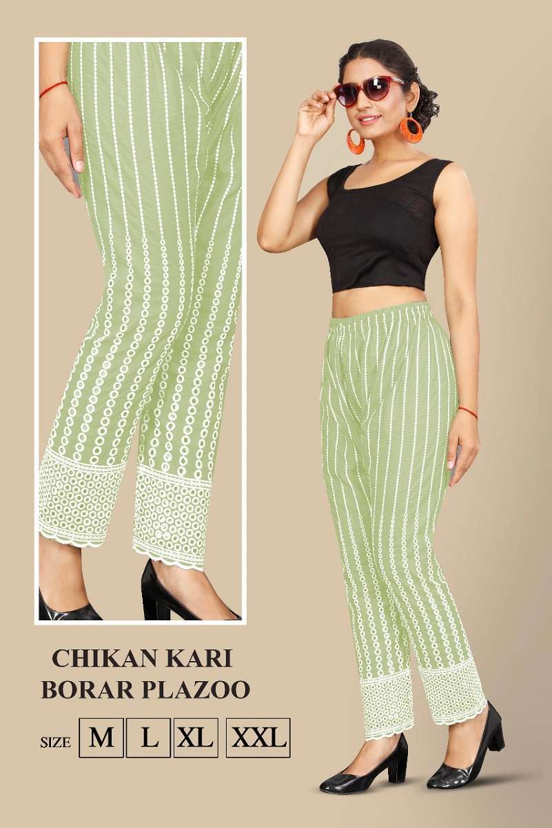 Chikankari Lakhnavi Plazo Vol-2 Western Wear manufacturers in Gujarat