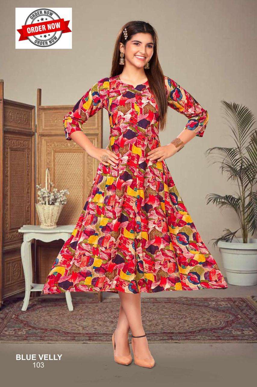 FT BLUE VELLY VOL.1 Kurti manufacturers in Surat