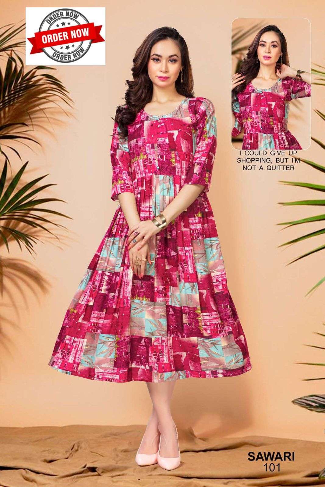 FT SAWARI VOL.1 Latest kurti designs