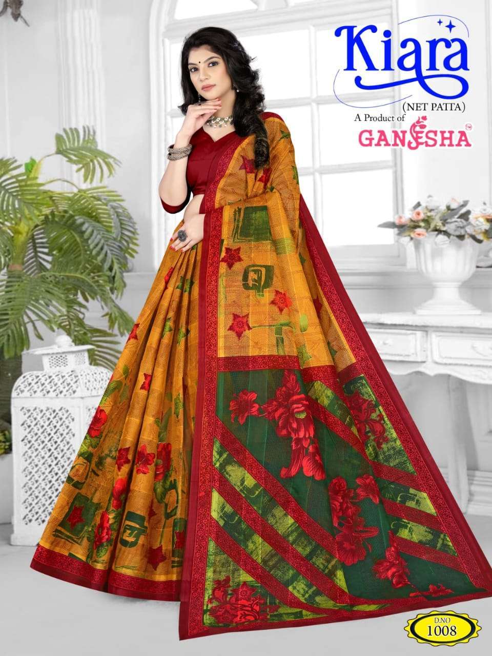 Ganesha Kiara Vol-1 – Cotton  Saree exporter in Delhi