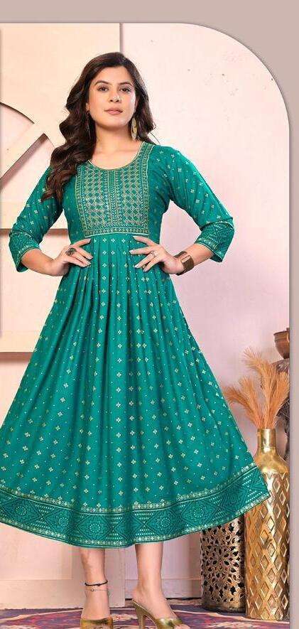 Jlf Gold & Glossy Surat kurti exporters