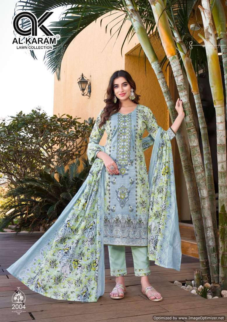 Al Karam Bin Ubaid Vol-2 Unstitched dress materials wholesale