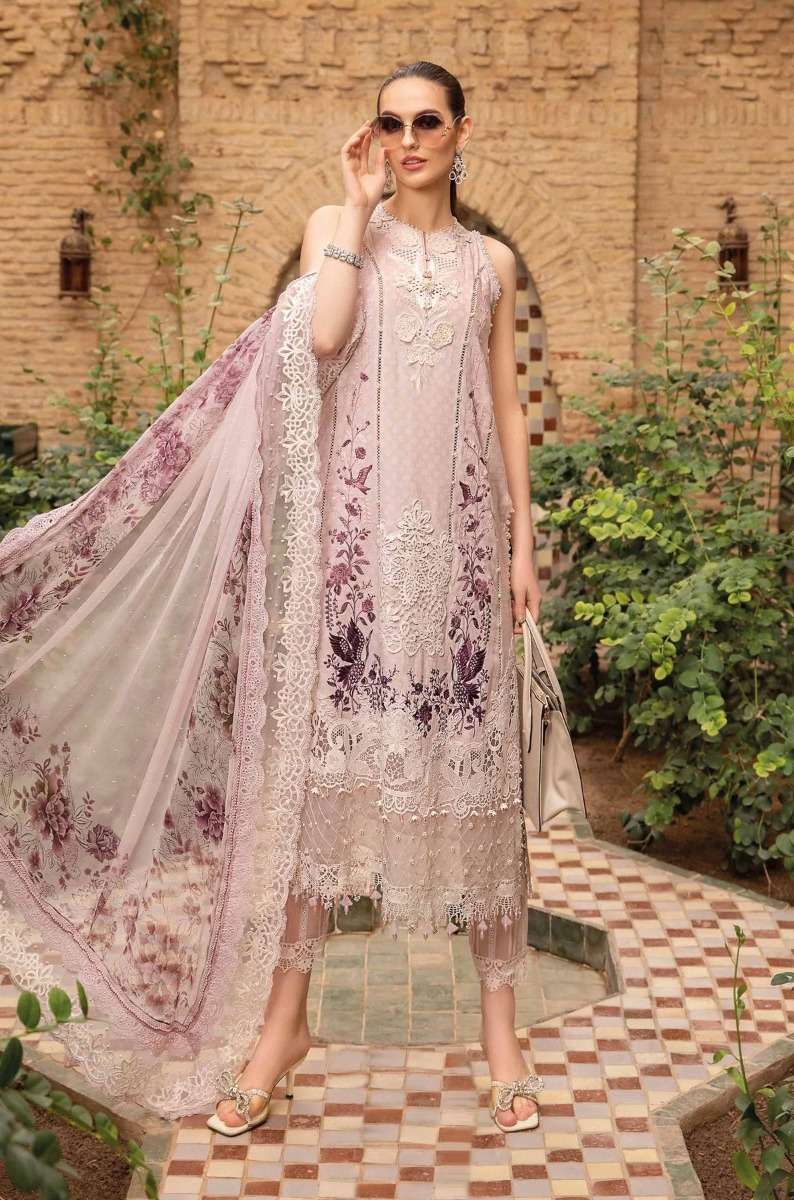 Dinsaa Maria B Vol 4 Cotton Salwar Kameez in Ahmedabad