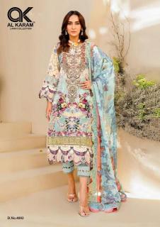 Al Karam Firdous Vol 4 Cotton Printed  Wholesale dress materials online