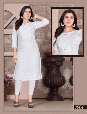  Jlf White Brighton Kurti manufacturers in Kolkata