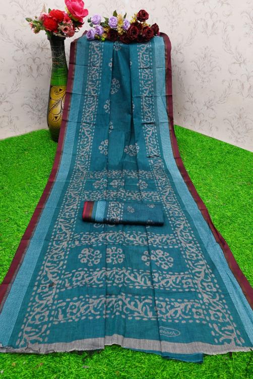 Masleen Cotton ladies saree supplier from surat