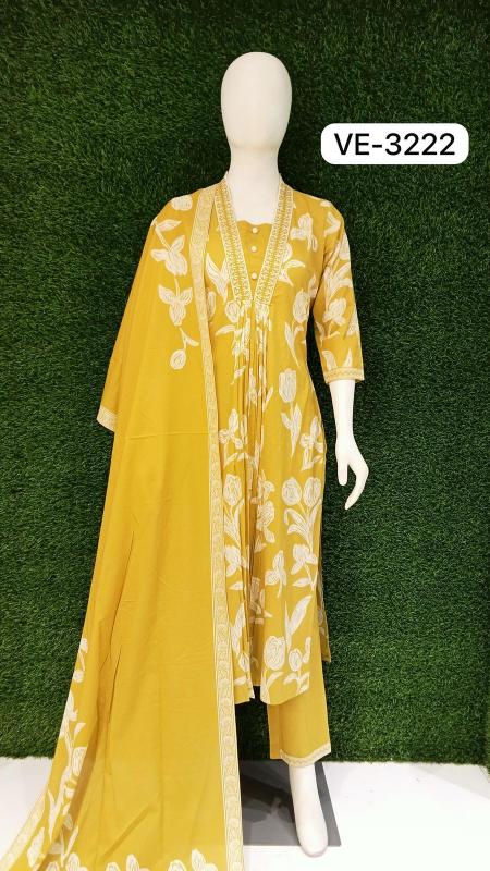 ARTRIDHHS LADIES FLOVOUR D-3222 DESIGNER KURTI SET WHOLESALE MARKET ONLINE 