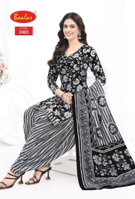 Baalar Black & White Patiyala  Dress material manufacturers in Delhi