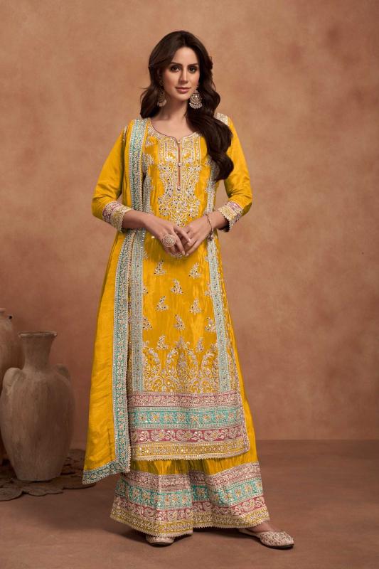 GULKARIYA NAZIA COLOUR SILK TRADITIONAL SALWAR KAMEEZ WHOLESALE