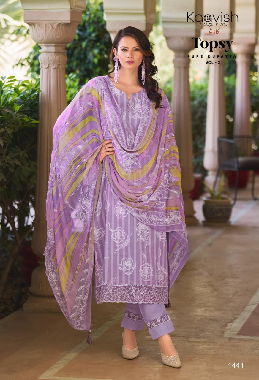 KAAVISH TOPSY VOL-2 WHOLESALE PAKISTANI DESIGNER SALWAR KAMEEZ