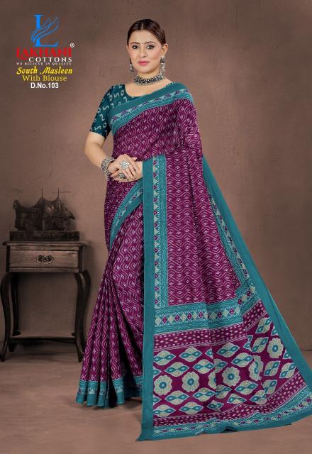 LAKHANI SOUTH MUSLEEN VOL-1 COTTON SAREES ONLINE WHOLESALE CLOTHING DISTRIBUTORS