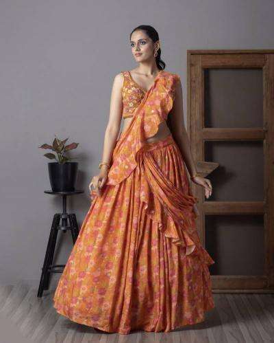 SABELLA TCS 111 LAHENGA CHOLI WHOLESALE UNSTITCHED LAHENGA MATERIAL ONLINE INDIA