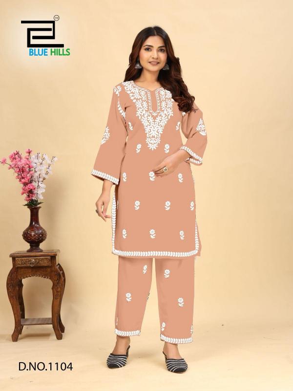 Blue hills wonders VOL 3 rayon top bottom branded kurti manufacturer