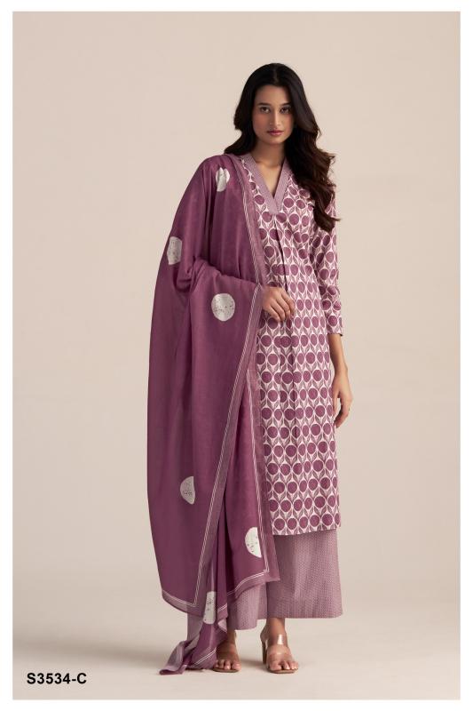 Ganga esme 3534 cotton printed pakistani salwar kameez wholesale