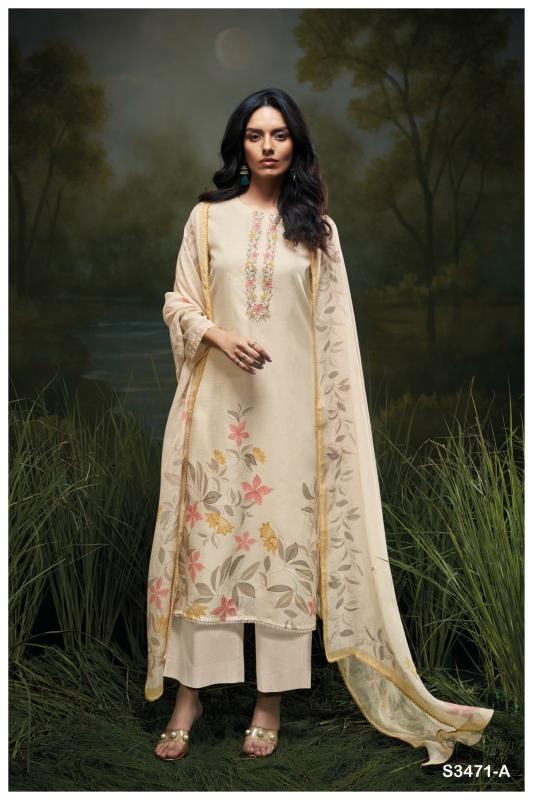 Ganga genika 3471 cotton kota checks salwar kameez pakistani suits manufacturer in pakistan