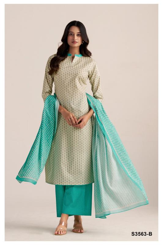 Ganga laurel 3563 cotton printed pakistani salwar suits wholesale